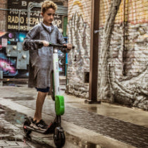 Elektrische step in Brussel