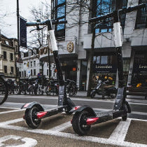 Elektrische step in Oostende