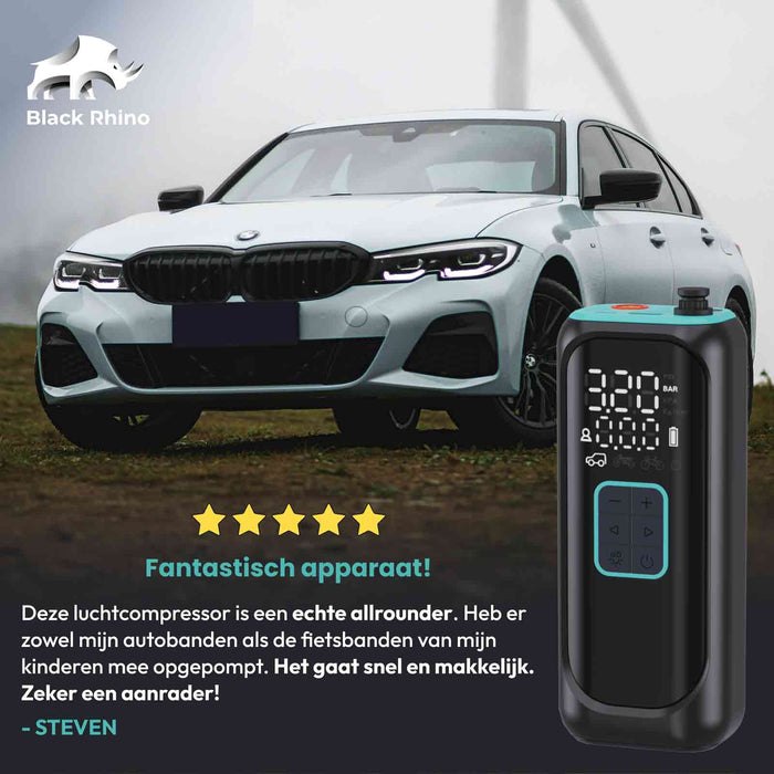 Black Rhino AeroBoost T-2 elektrische fietspomp Black Rhino 