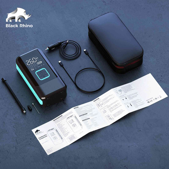Black Rhino AeroBoost T-3 elektrische fietspomp Black Rhino 