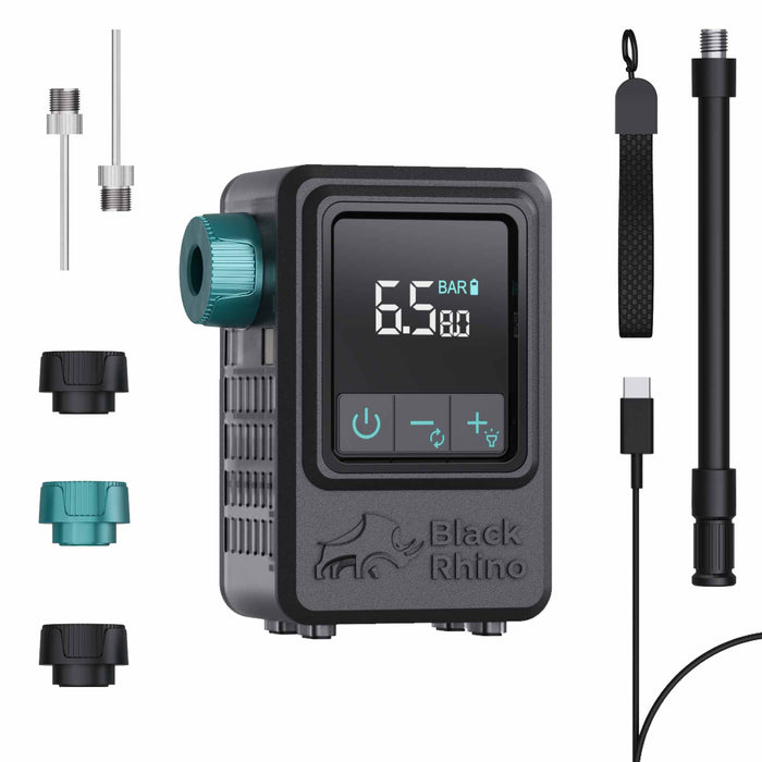 Black Rhino AeroBoost TM-2 elektrische fietspomp Black Rhino 