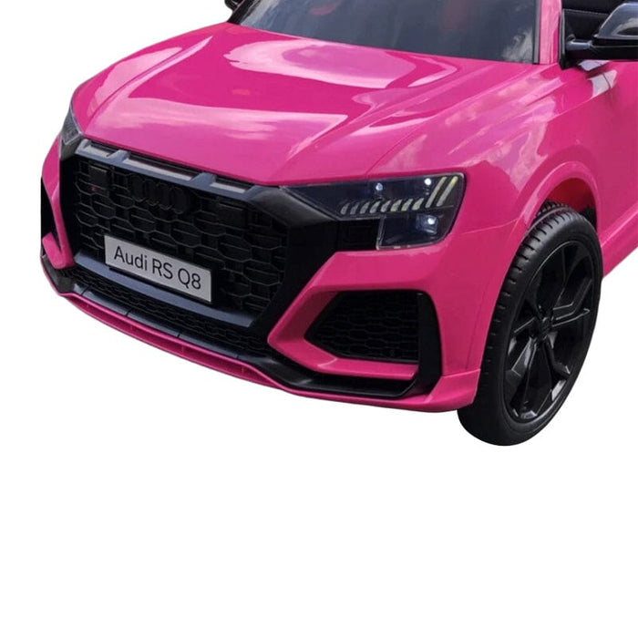 Audi Q8 Quattro S-line 12V, metallic zwart, leder, 2.4ghz RC, EVA (JJ2066zw) | Welkom bij Audi Q8 Quattro S-line 12V, metallic zwart, leder, 2.4ghz RC, EVA (JJ2066zw) | Welkom bij