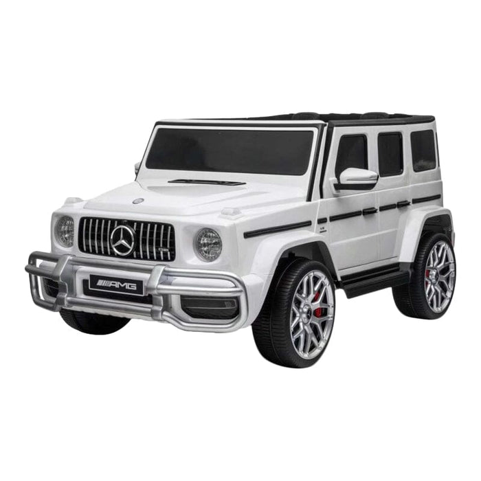 Mercedes G63 AMG 24v elektrische kinderauto nr1elektrischestep.nl Wit 