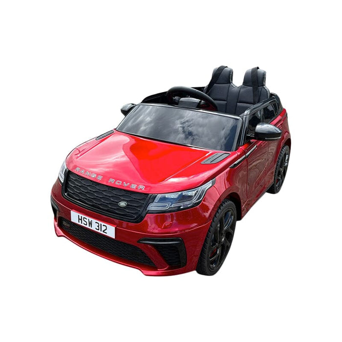 Range Rover Velar 12v elektrische kinderauto nr1elektrischestep.nl Rood 